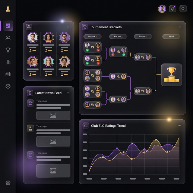 Panel de administración ELOAjedrez
